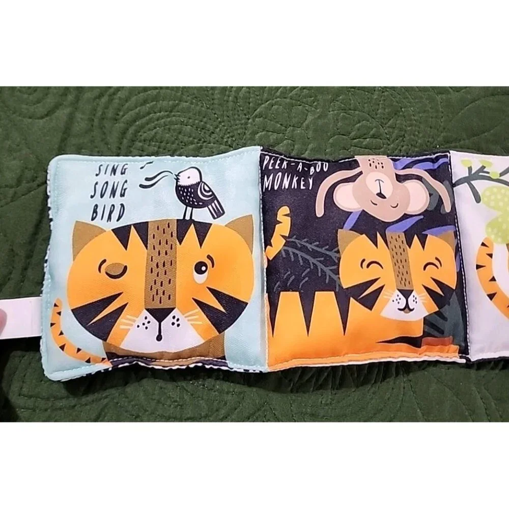 Tiptoe Tiger Baby's First‎ Soft Book Wee Gallery Sensory Book